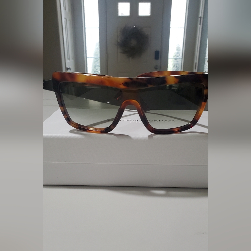 Victoria Beckham Tortoise Shell Sunglasses.